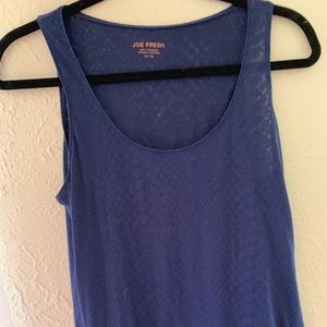 Blue tank top